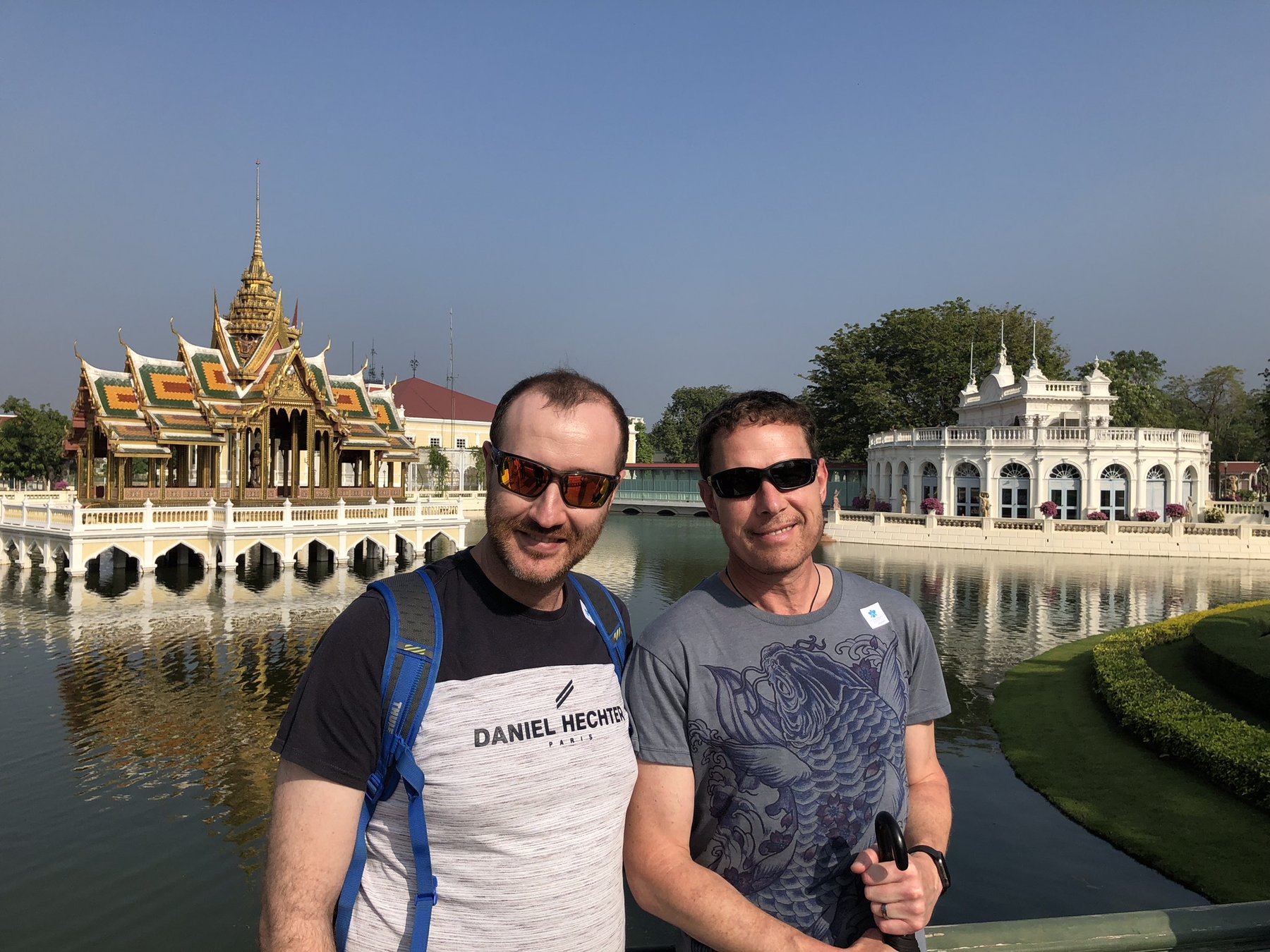 Ayutthaya Province — At Bang Pa-In’s elegant palace grounds on our day among the old capitals.