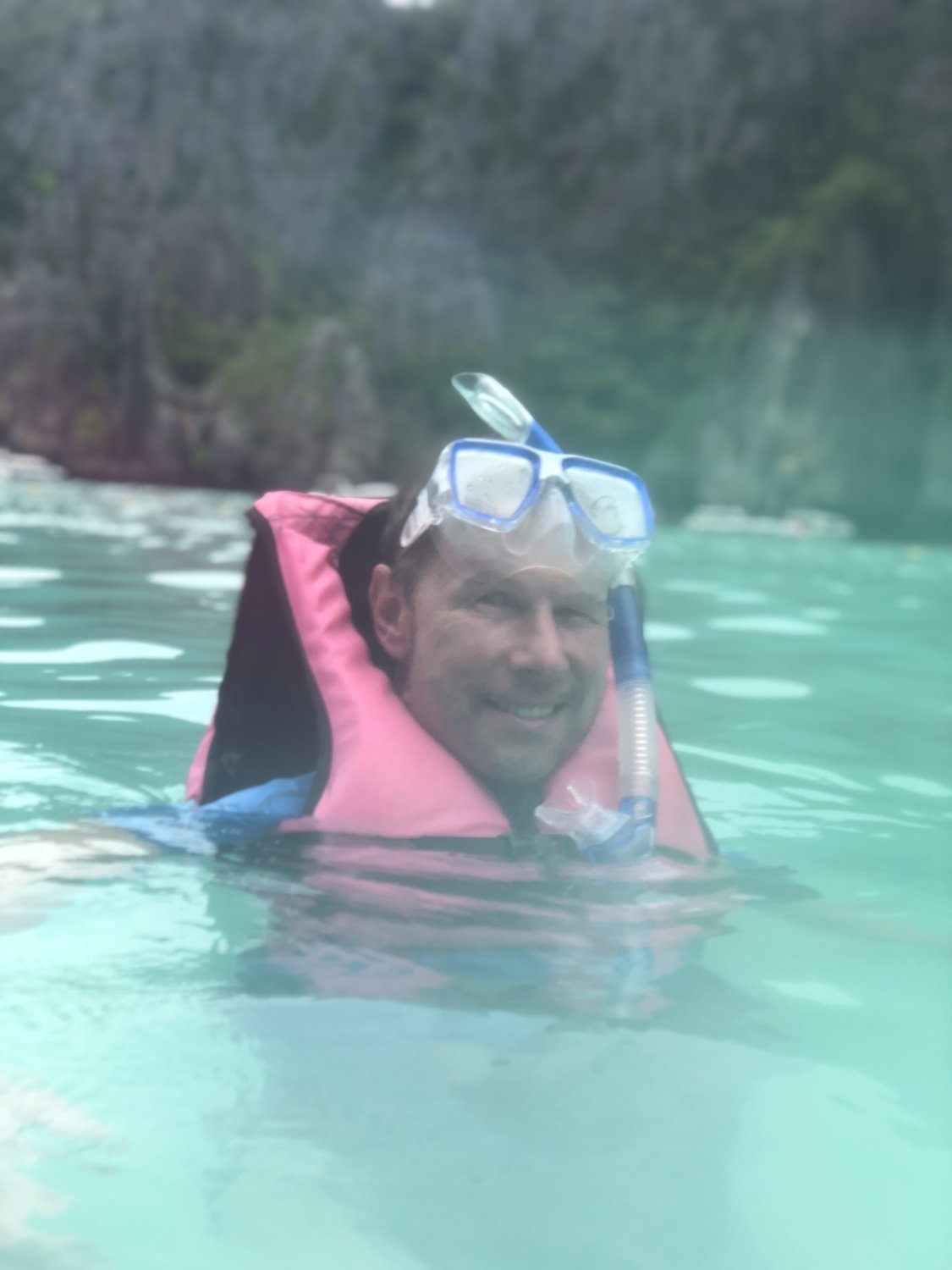 Phi Phi Islands — Mask on, ready to look below the surface.