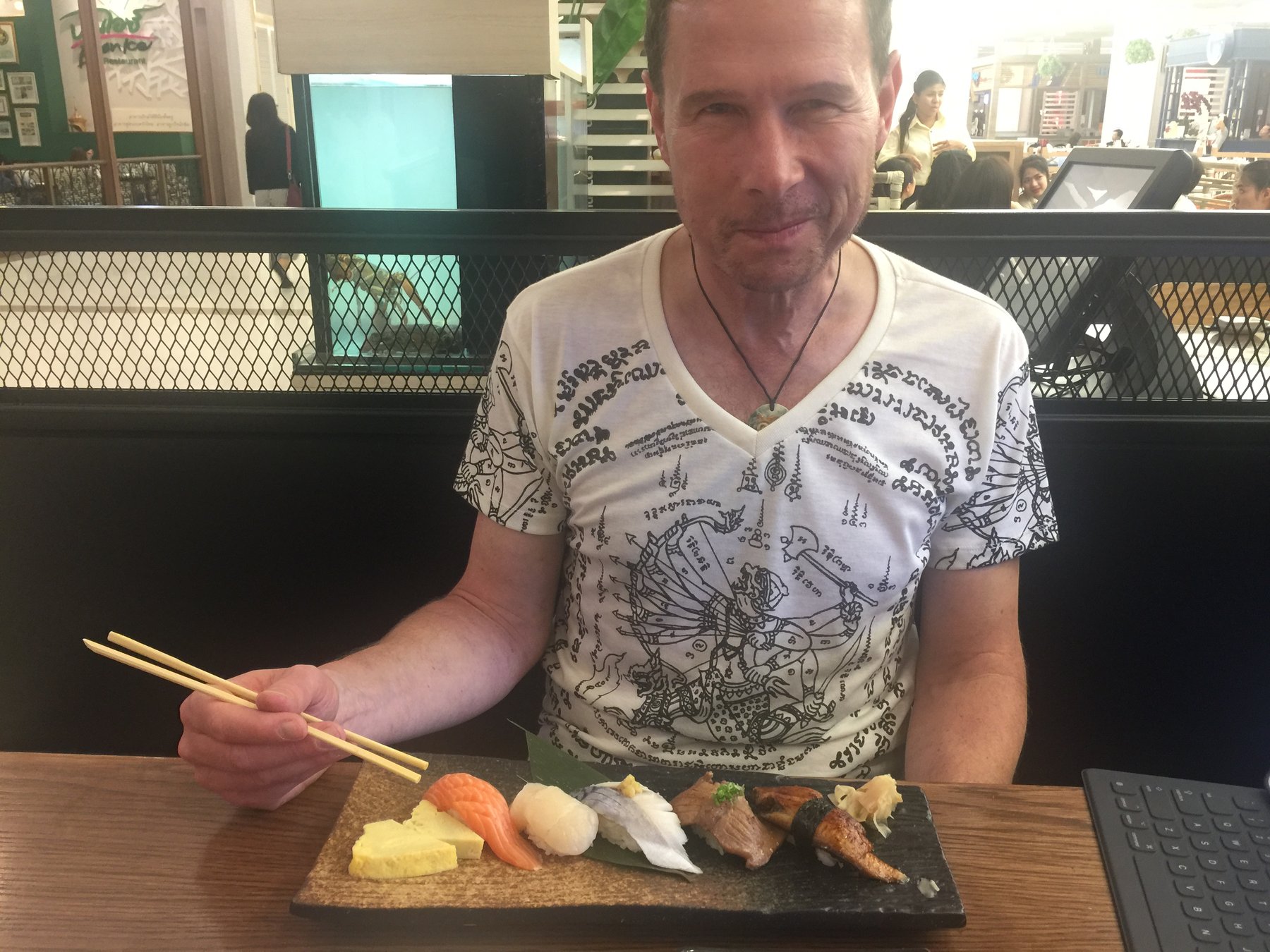 Bangkok — one of our first meals in Thailand