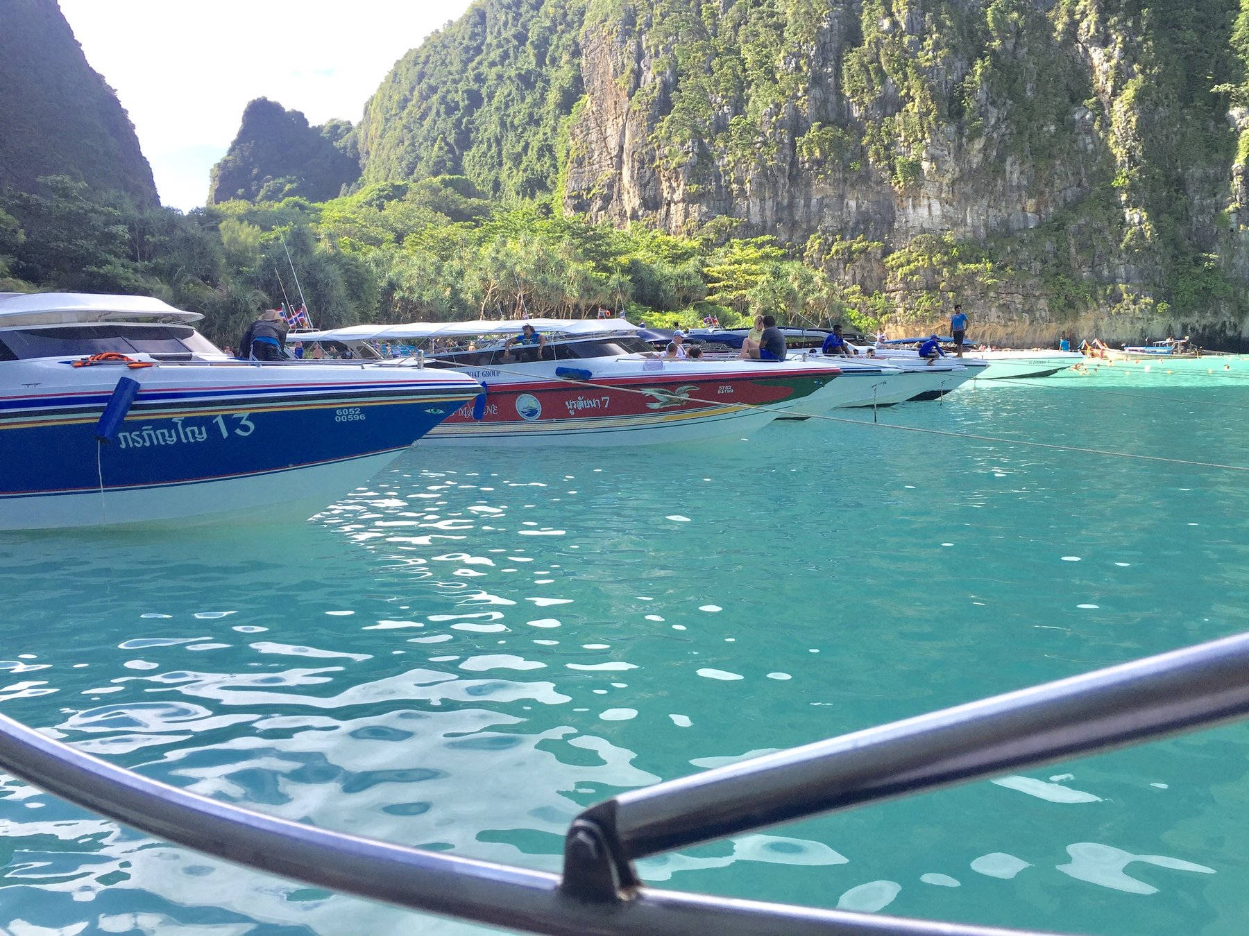 Phi Phi Islands — Turquoise water, limestone walls and long-tail boats — the Andaman chapter begins.